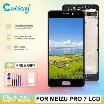 Nagykereskedelmi 5.2 inch M792H M792Q Kijelző Meizu Pro 7 LCD érintőképernyő Képernyő Üveg Digitalizáló Közgyűlés A Keret Ingyenes Szállítás
