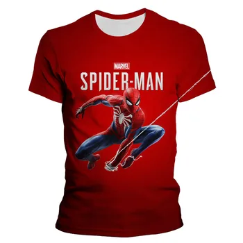 2021 Új Nyári Spider-Man 3D Nyomtatott póló, Férfiak, Nők, Gyerekek, Nyár, Hűvös Spiderman Póló Maximum Streetwear Póló Fiú lány Gyerek 1