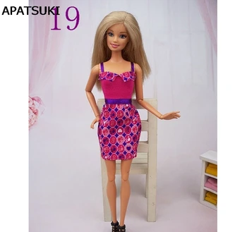 Kézzel Készített Magas Minőségű, az Egyik darab a Ruha Barbie Babák Az 1/6 Babák Ruhát Hivatal Ruha Vestido