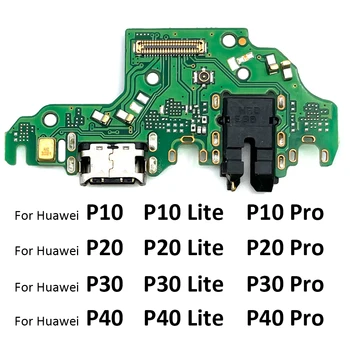 USB Töltő Port Csatlakozó Dock Flex Kábel A Mikrofon A Huawei P9 P10 Plusz P20 P40 Pro Plus P30 P40 Lite E P40 Lite 5G