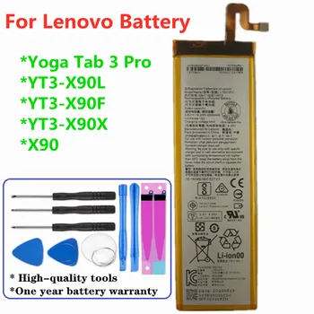 2020 L15D1P31 Akkumulátor Lenovo Yoga Tab 3 Pro YT3-X90L YT3-X90F YT3-X90X X90 4000mAh Magas Minőségi Csere Aksija + Eszközök