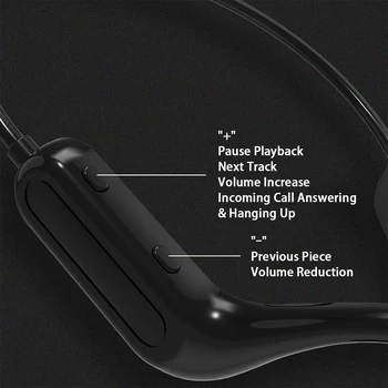 ÚJ csontvezetéses Fülhallgató Vezeték nélküli Verejték Bizonyíték Sport Fejhallgató Sztereó Neckband Bluetooth-Kompatibilis 5.1 Fülhallgató a xiaomi 4