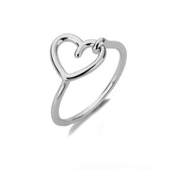 Évjárat Üreges Szerelmes Szív Gyűrű a Nők Varázsa Pár Új Design Gyűrű, Ékszerek, Menyasszonyi Kiegészítők 2