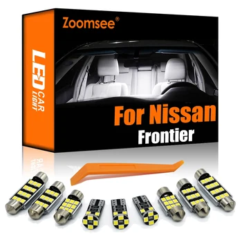 Zoomsee Belső LED-Nissan Határ 1997-2016 2017 2018 2019 2020 2021 Autó Izzó Térkép Kupola Olvasás Csomagtartóban Fény Kit Nem Hiba