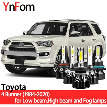 YNFOM LED fényszóró készlet Toyota 4Runner N50-N280 1984-2020 tompított,reflektor,ködlámpa,autós kiegészítők,autó fényszóró izzó