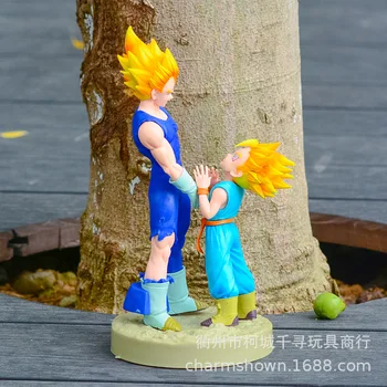 Anime Vegeta IV. Trunks Apa-fiú egymással Szemben Torankusu Táj Adatok Korlátozott Játék Szuvenír Modell