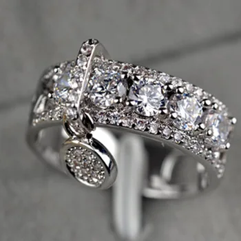 2021 aranyos Új Galván Lemez Cirkon Kezét Ékszerek anillos mujer Nő gyűrűk koreai divat gótikus kiegészítők, arany ékszer 1