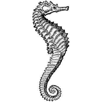 Nagy Óceán Állat Hippocampus Minta 2021 Új Egyértelmű Bélyeget DIY Papír Scrapbook Album Kézműves Sablon Nem fémforgácsolási Meghalni 0