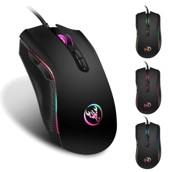 High-end optikai szakmai gaming mouse a 7 élénk színek, LED háttérvilágítás, ergonomikus kialakítás, alkalmas LOL CS