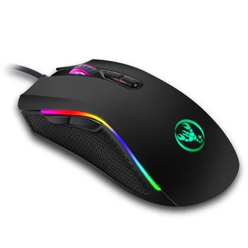 High-end optikai szakmai gaming mouse a 7 élénk színek, LED háttérvilágítás, ergonomikus kialakítás, alkalmas LOL CS 2