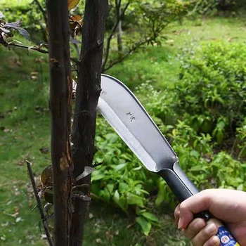 Mangán acél woodchopping kés kerti út kés hosszú kezelni a nagy fa kést megvastagodott woodchopping kés Németország