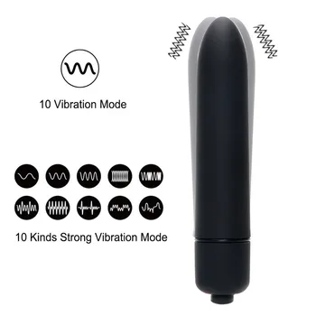 10 Sebesség Mini Golyó Vibrátor G-pontot Rezgés Vízálló Klitorisz Stimulátor Dildó Vibrátor Szex Játékok a Nő Szexuális Termékek