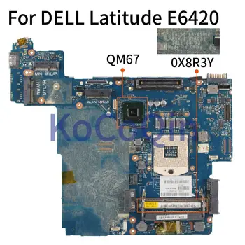 A DELL Latitude E6420 Notebook Alaplap PAL50 LA-6591P KN-0X8R3Y 0X8R3Y QM67 DDR3 Laptop Alaplap