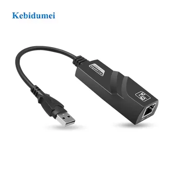 kebidumei Vezetékes USB 3.0-Gigabit Ethernet RJ45 LAN (10/100/1000) Mbps Hálózati Adapter Ethernet Hálózati Kártya-PC-Állomásról