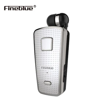 Fineblue F970 Vezeték nélküli üzleti CSR videó sztereó fülbe Rezgés Luxus design Bluetooth Headset Sofőr Fülhallgatót, Teleszkópos