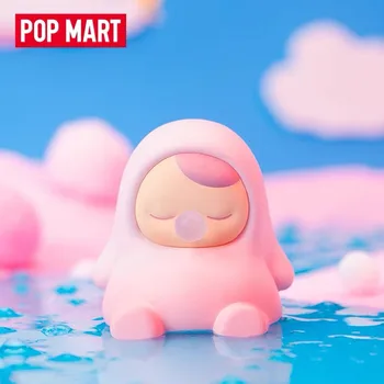 Eredeti POP MART TRÁGYA Pihentető Bab Sorozat Vak Box Játékok Modell Erősíteni, Stílus Aranyos Anime Ábra Ajándék, Meglepetés Doboz