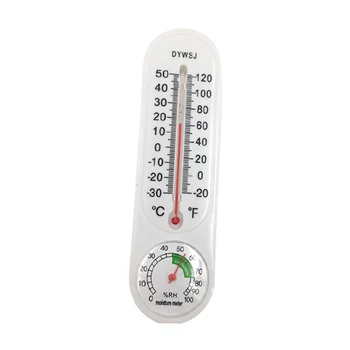 Laboratóriumi Falra Hőmérő Kert Üvegházhatású Ültetés Páratartalom Hőmérséklet Mérő Monitor Mérési Eszköz, 230x 66mm
