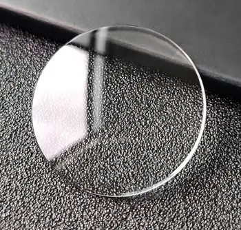 1.6 mm Szélén Vastag Egyetlen Kupolás Nézni 40mm Crystal Clear Nagyító Kerek Domború Üveg W1833