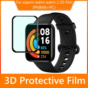 1/2/3 Db PMMA+PC Smartwatch Védőfóliát a Xiaomi Redmi 2 Óra/2 Óra Lite 3D Képernyő Teljes Borító Edzett Üveg Tartozék