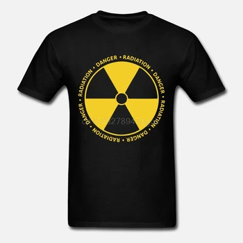 2019 Divat Forró eladó Veszélyes Sugárzás Méreg Ellenőrzési póló tee póló