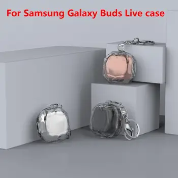 3D-s Gyémánt Minta Shell Fülhallgató tok Samsung Galaxy Vezeték nélküli Bluetooth Fülhallgató Fedezze Doboz, Tartozékok A Kulcstartó
