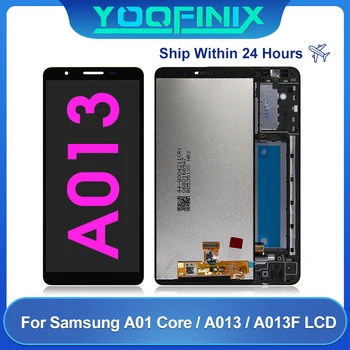 Eredeti Samsung Galaxy A01 Core A03 Core Kijelző SM-A3-as Core A013F A013 LCD érintőképernyő Digitalizáló Kijelző Csere Alkatrészek
