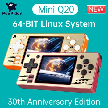 POWKIDDY Q20 MINI Nyílt Forráskódú Retro Kézi játékkonzol 2.4 Inch Teljes mértékben Illeszkedik IPS kijelző PS1 Új Játék, a Játékosok, a Gyermekek ajándékok