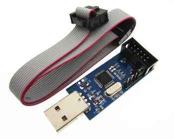1db Új USBASP USBISP AVR Programozó USB ISP USB ASP Támogatás Win7 64K