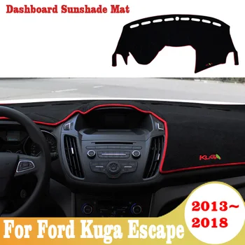 Ford Kuga Escape 2013 2014 2015 2016 2017 2018 Autó Műszerfal Takaró Szőnyeg Árnyékban Párna Pad Szőnyegek szalon Belső Accessorie