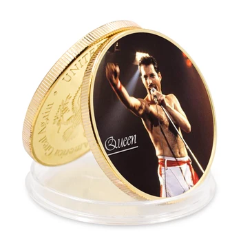 Királyné Arany Érme Freddie Mercury Megemlékező Kihívás Érme Gyűjtők Sas Vissza a Karácsonyi Ajándék