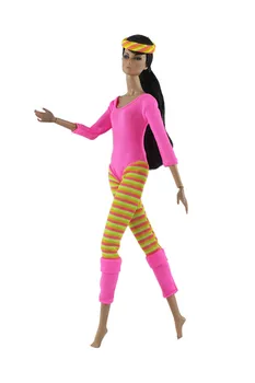 Kézzel készített Jóga Torna Ruha Ruha Szett Barbie BJD FR SD Baba Ruhák Szerepet Játszani, Kiegészítők, Játékok Lány