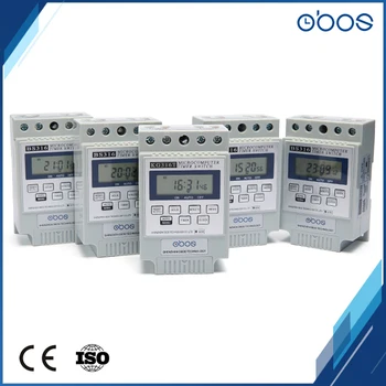 OBOS márka 230V digitális időzítő elektronikus időzítő elektromos időzítő kapcsoló 10-szer on/off / nap időzítés meghatározott tartományon 1min-168H