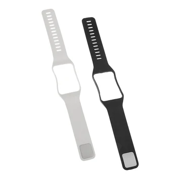 2x Ívelt Végén Csere Fehér/ Fekete Samsung Gear S SM-R750
