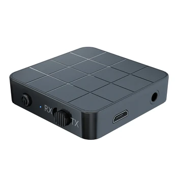 Mini Bluetooth V5.0+EDR Audio Receiver Adó Mini Sztereó Bluetooth-AUX USB, 3,5 mm-es Jack A TV-készülék PC-autótelefon Vezeték nélküli Adapter