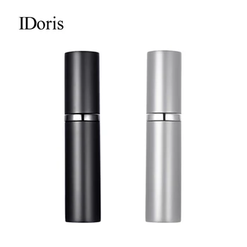 IDoris 2DB Kis Mini Üres Parfüm Spray Palackot Hordozható Műanyag Újratölthető Parfume Porlasztó Köd Dispenser5ml Utazási Konténer