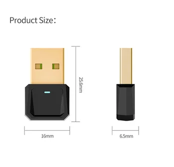 Számítógép Bluetooth Adapter 5.0 Asztali USB-s Vezeték nélküli Egér, Billentyűzet, Bluetooth Hangszóró Nyomtató Adó