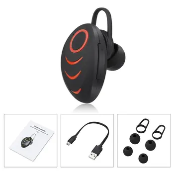 Mini Vezeték nélküli Fejhallgató-iPhone/Samsung In-ear Fülhallgató egyoldalas Fülhallgató kihangosító Headset Autó Hifi Fülhallgató