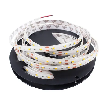 LED Szalag SMD3528 5m 60led/m 300LEDs Vízálló 12V RGB, Fehér Rugalmas Fény Beltéri Dekoratív LED Típus lakberendezési Lámpák 1