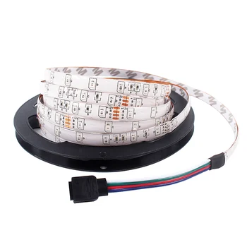 LED Szalag SMD3528 5m 60led/m 300LEDs Vízálló 12V RGB, Fehér Rugalmas Fény Beltéri Dekoratív LED Típus lakberendezési Lámpák 2