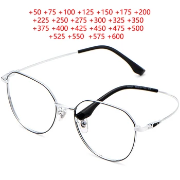 Olvasó Szemüveg Titán Váz Ultrakönnyű, Hajlékony Ember a Nők Presbyopic Szemüveg Dioptria Plusz Rugalmas Szemüveg +125+175+225