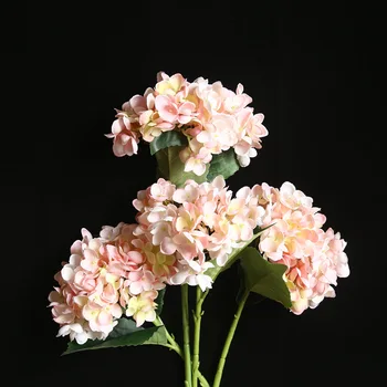 Retro Őszi Csokor Hortenzia művirágok Szoba lakberendezési DIY Esküvői virágkötészet Fél