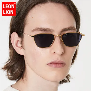 LeonLion 2021 Vintage Új Napszemüveg Férfi Márka Tervezője Szemüveg Nők Kerek Luxus Retro Szemüveg Tükör Oculos De Sol Gafas
