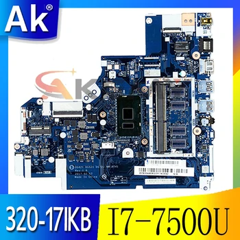 Alkalmazható-320-17IKB Számítógép Alaplap CPU:I7-7500U Száma NM-B241 FRU 5B20N86516 5B20N86486