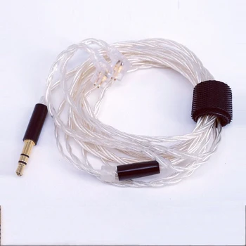 4N vezetékes fülhallgató frissítés kábel Oxigén-mentes ezüstözött frissítés kábel shur e MMCX / 0.78 / QDC felület fülhallgató