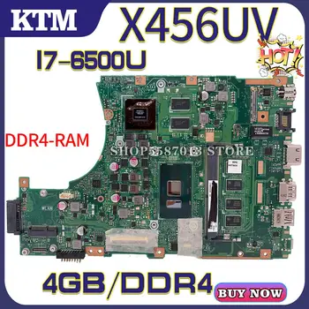 A456U az ASUS X456UJ X456UVK X456UB F456U X456UV laptop alaplap X456UQK alaplap teszt OK i7-6500u cpu DDR4-4 GB-RAM