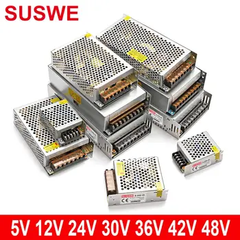 220V konverziós 5 12 30 36 42 48VDC kapcsolóüzemű tápegység 2A 3A 5A 6A 10A monitoring transzformátor LED szalag tápegység SUSWE