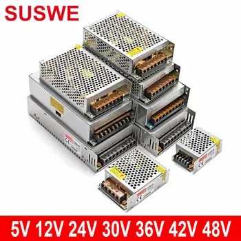 220V konverziós 5 12 30 36 42 48VDC kapcsolóüzemű tápegység 2A 3A 5A 6A 10A monitoring transzformátor LED szalag tápegység SUSWE 2