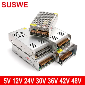 220V konverziós 5 12 30 36 42 48VDC kapcsolóüzemű tápegység 2A 3A 5A 6A 10A monitoring transzformátor LED szalag tápegység SUSWE 5