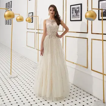 Szépség Emily 2019 új Estélyi Ruha hosszú Dubai valódi fotó, Party ruha, menyasszonyi zuhany kirívó prom Ruha a Plus size Köntöst, De Estélyt