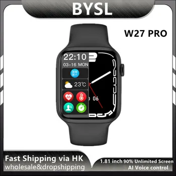 IWO 14 Pro W27 Pro Smart Óra 2022 Sorozat 7 Óra 7 Férfi 1.75 Hüvelyk Bluetooth Hívd Telefonos W37PRO Nők Smartwatch Pk DT100PRO+ MAX